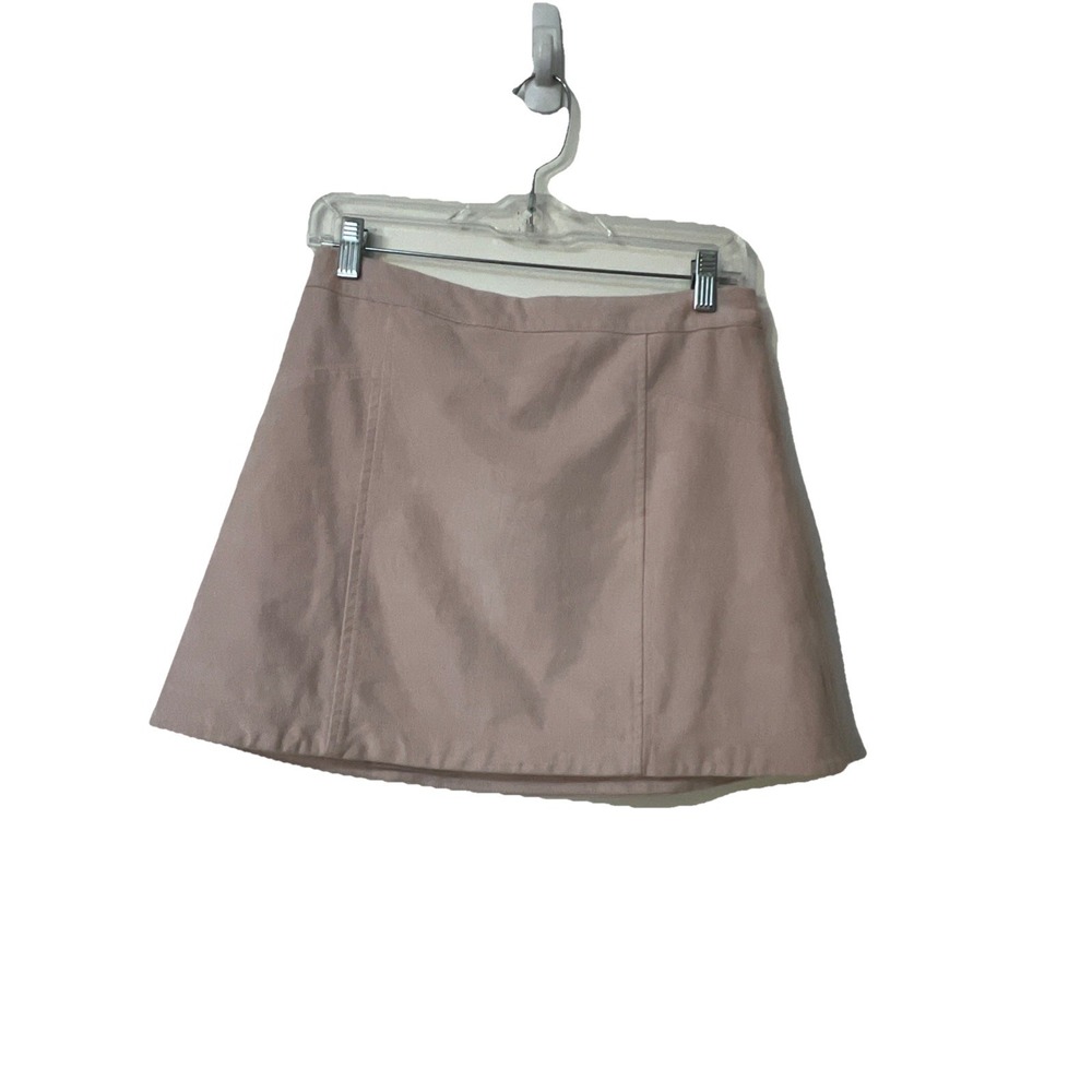 Abercrombie & Fitch Soft Microsuede Mini‎ Skirt, Pink, Women Size 4 Y2K